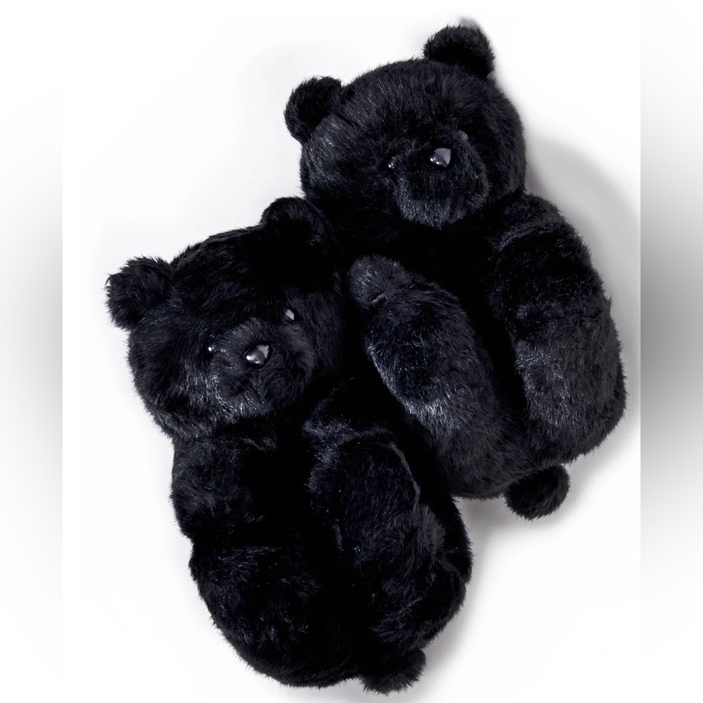 Konterfeit Black Teddy Slippers